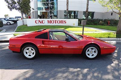 1986 ferrari 328 gts in rosso corsa / award winner / recent major / full service