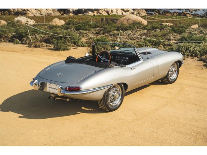 1967 jaguar e-type in monterey, california