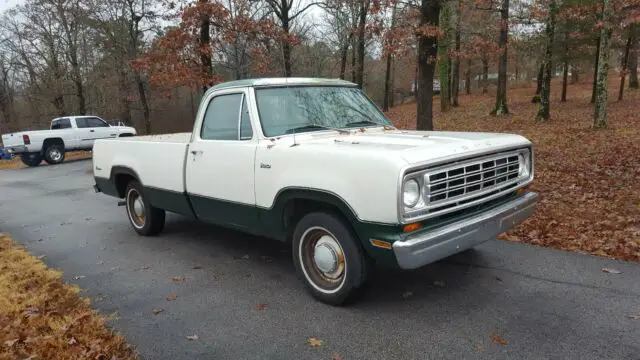1974 dodge d150 pickup white rwd automatic adventurer