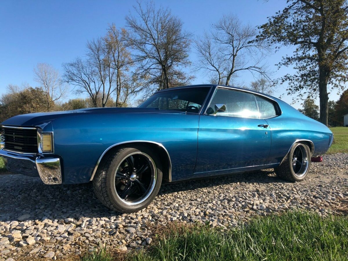 1972 chevrolet chevelle with 10,000 miles on restoration
