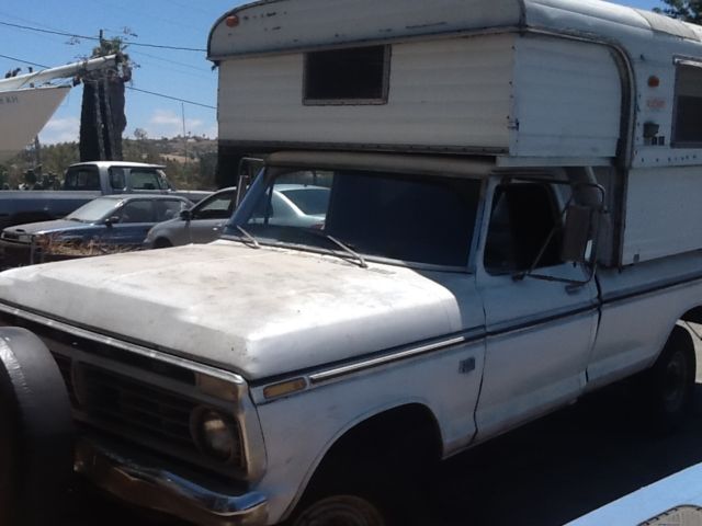1972 ford f250 ranger supercab with alaskan camper