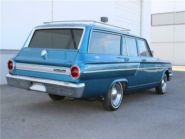 1964 ford ranch wagon v8 automatic wagon blue