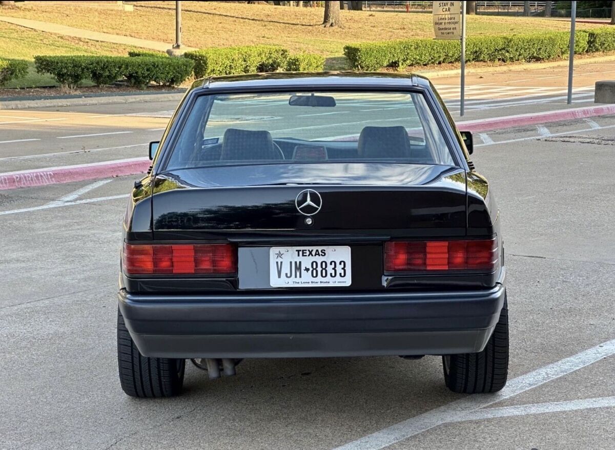 1990 mercedes-benz 190e sedan black e 2.6