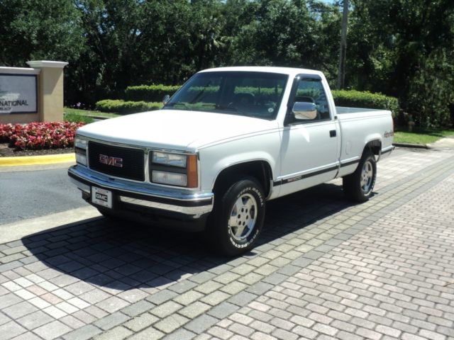 1993 gmc 4 wheel drive short bed sierra pickup