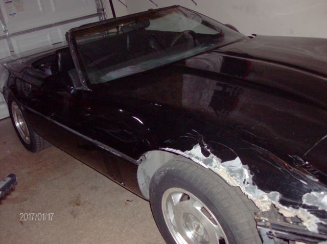 1988 chevy corvette convertible 350 5.7l v8 auto ps pb runs black stereo new top