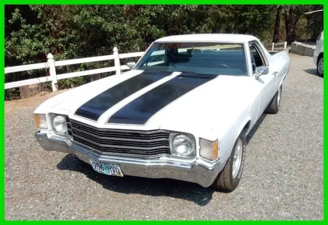 1971 chevy el camino - 400ci small block edelbrock rpm performance manifold