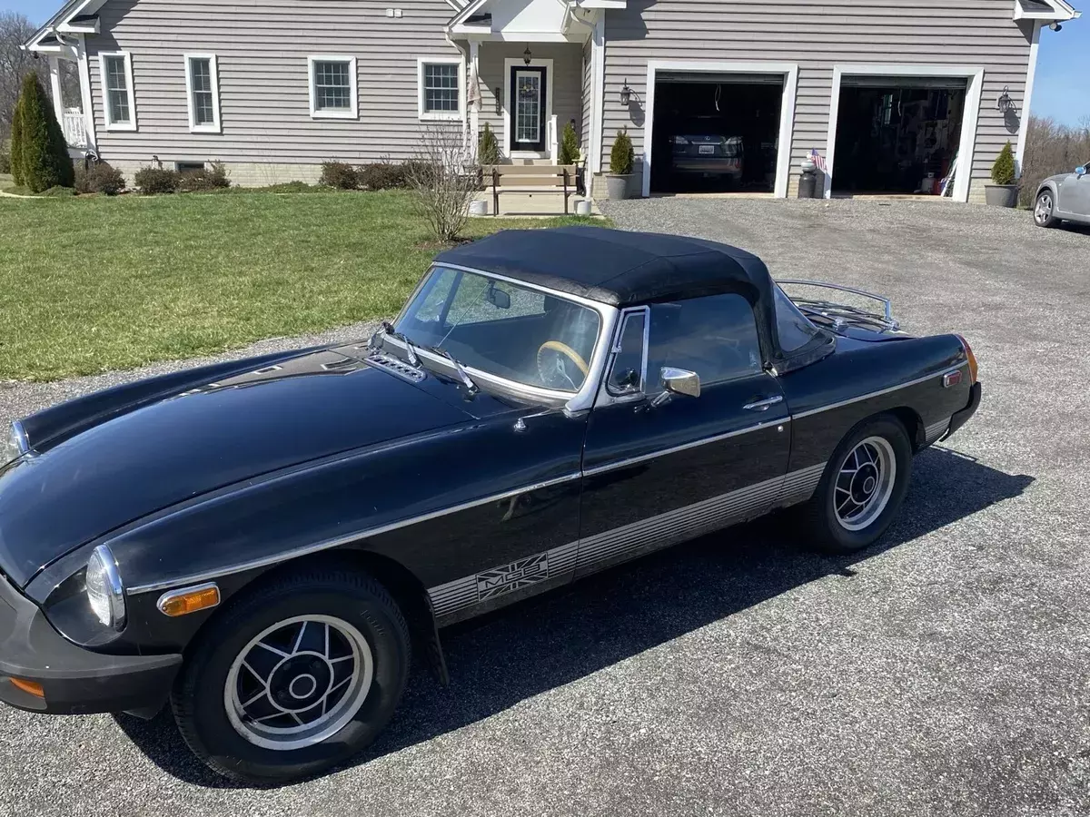 1980 mg b convertible black limited edition