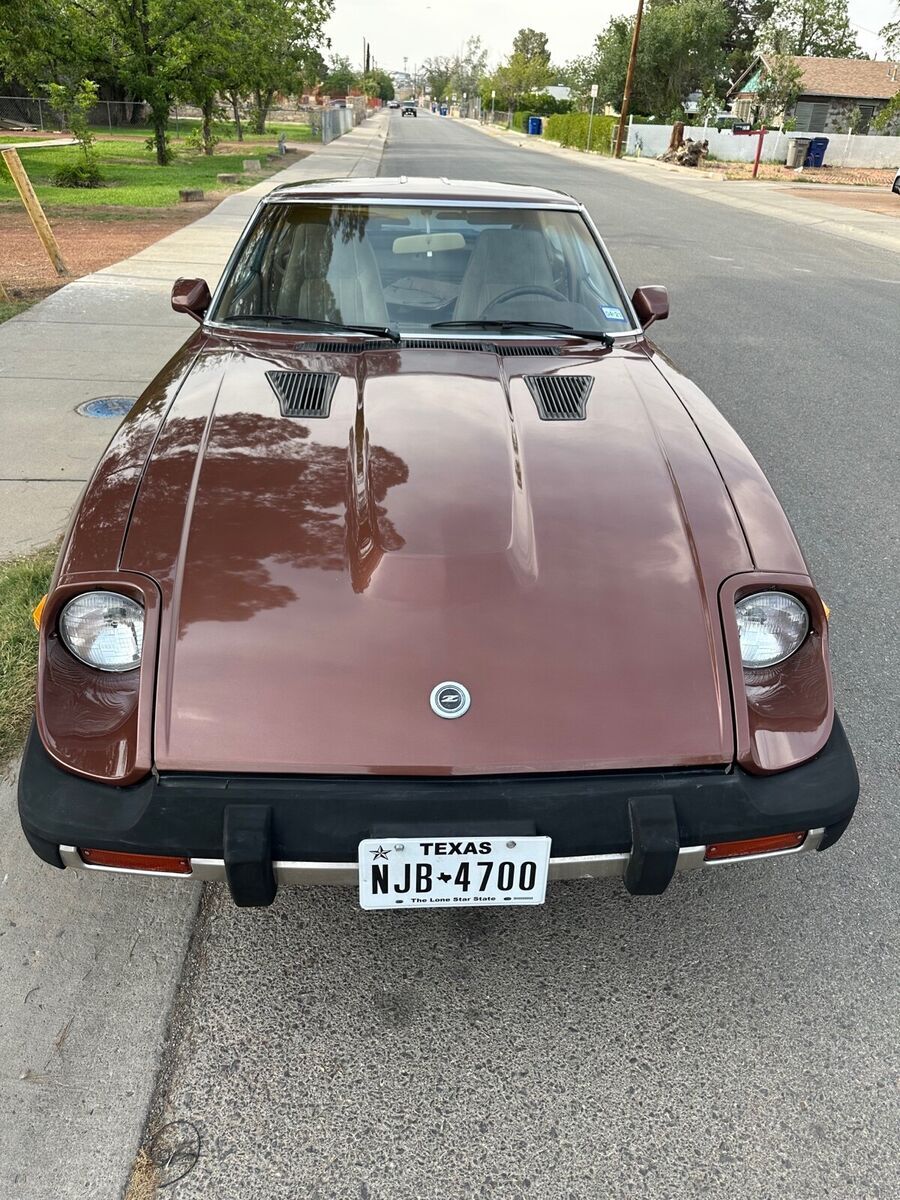 1980 nissan 280zx hatchback brown rwd manual