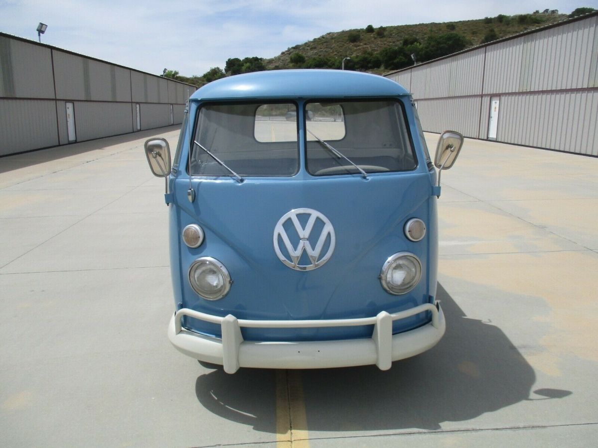 1962 vw single cab pickup, dual treasure chests, solid ca bus,type 2 transporter
