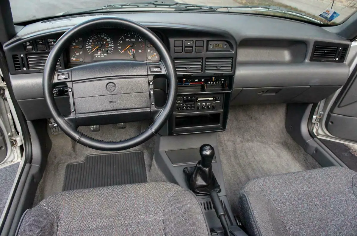 1991 mercury capri xr2 turbo 5spd, 1 owner, 32k