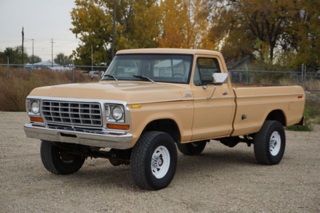 rare 1978 ford f250 custom, 4x4, 2 owner, all original 78 "highboy"