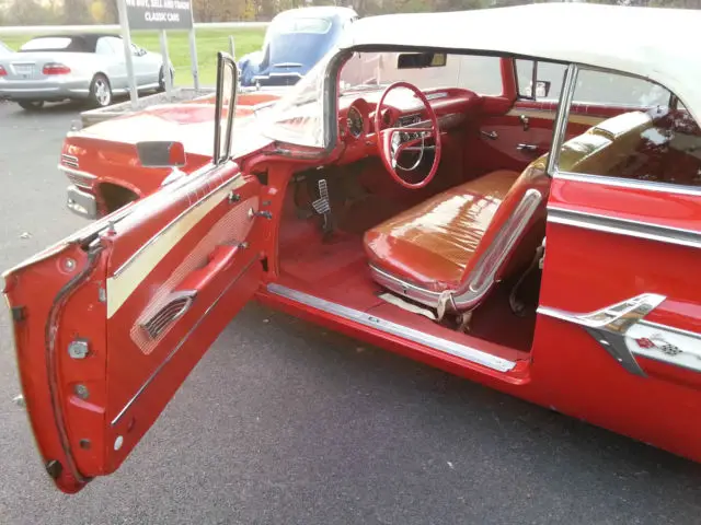 1960 chevrolet impala convertible 283 v8 4v, 3 speed on tree, dual exhaust