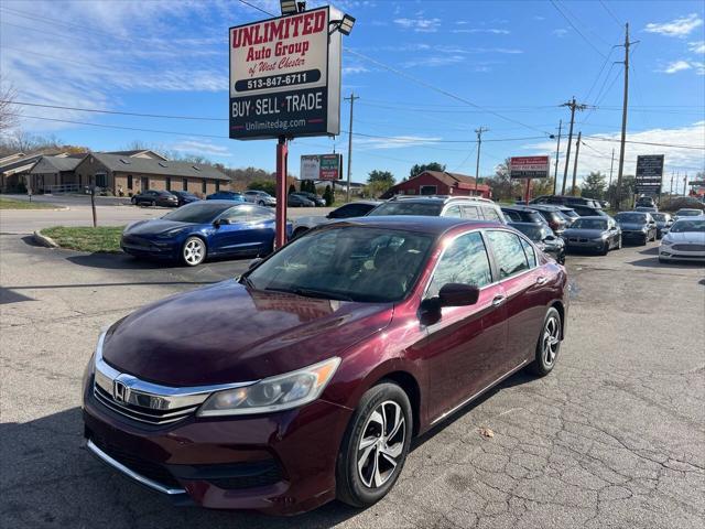 2017 honda accord lx 4dr sedan cvt