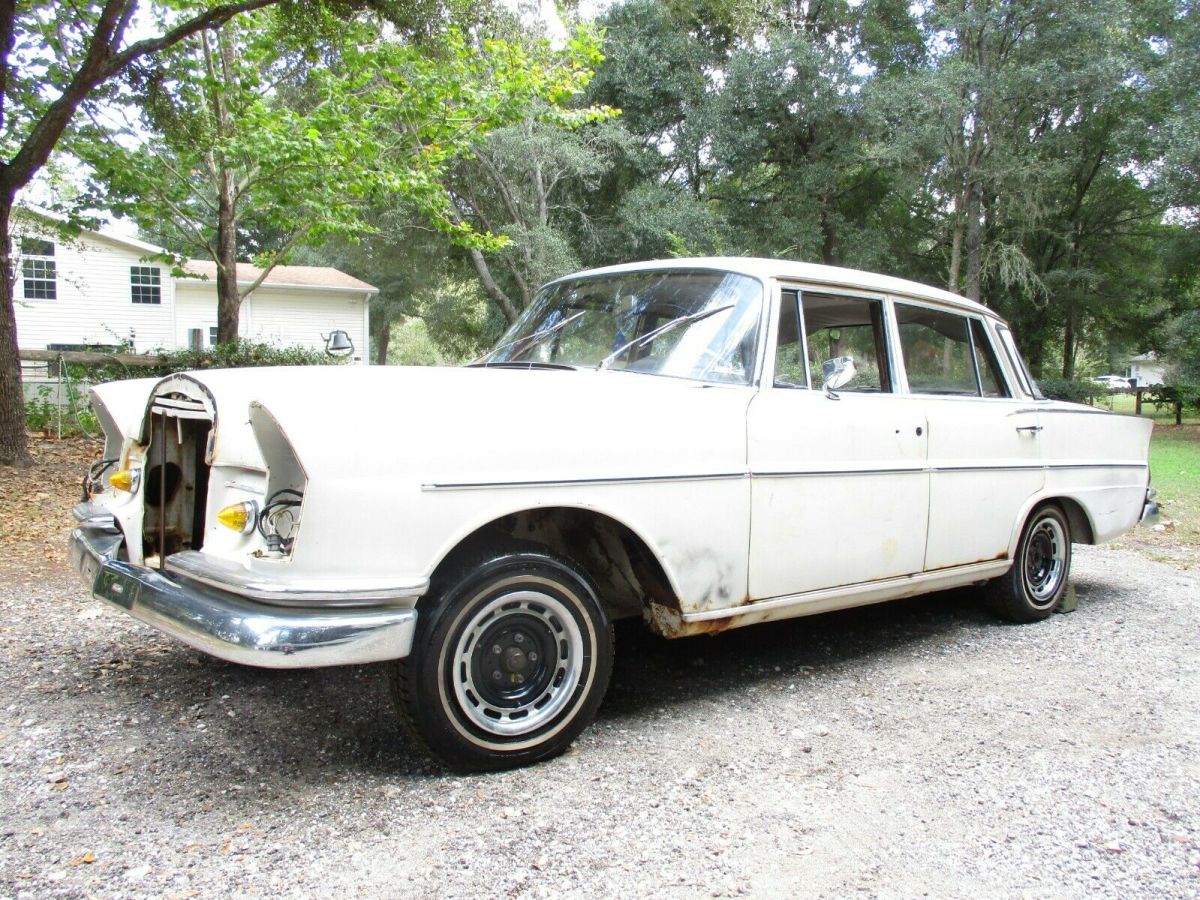 1964 mercedes benz 220 se w111 parts car project garage barn find no reserve