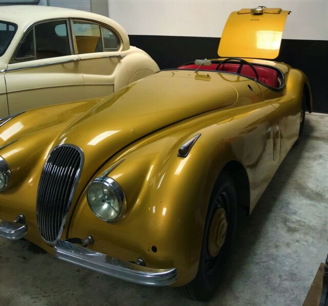 1951 jaguar xk120 ots roadster - 61,681 k.p.h (km) = 38k original miles