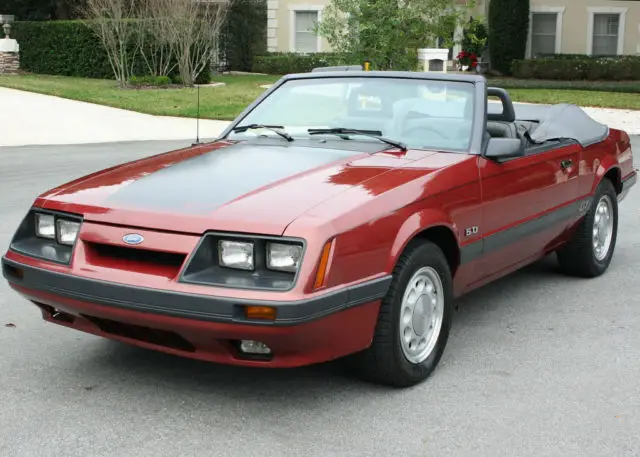 1985 ford mustang gt convertible ** 21,000 miles ** unrestored no reserve