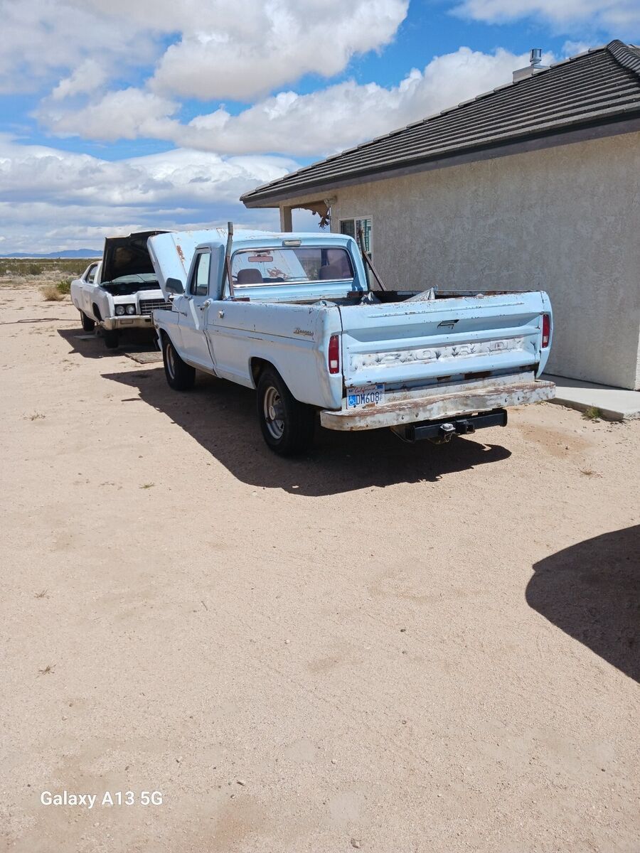 1968 ford f250 blue