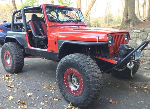 1994 jeep wrangler yj rock crawler lifted jeep