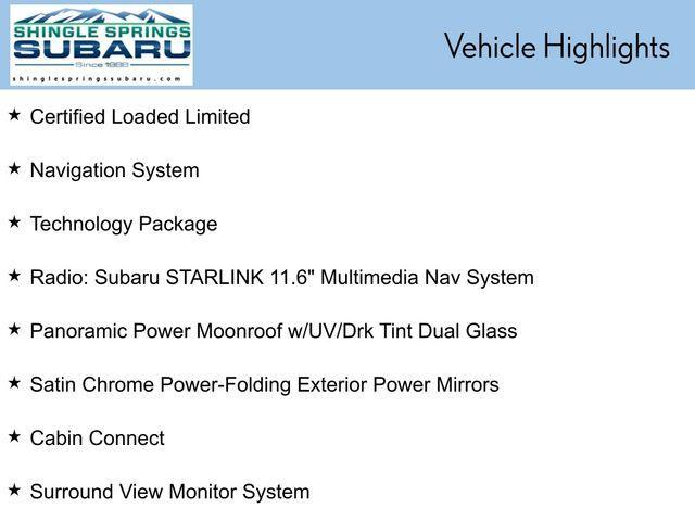 2023 subaru ascent limited 7-passenger