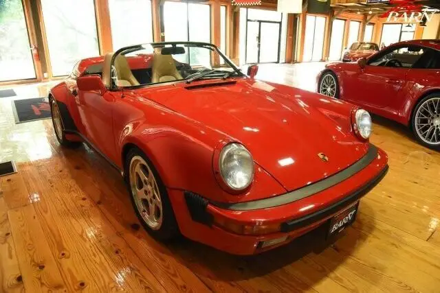1989 porsche 911 carrera red coupe