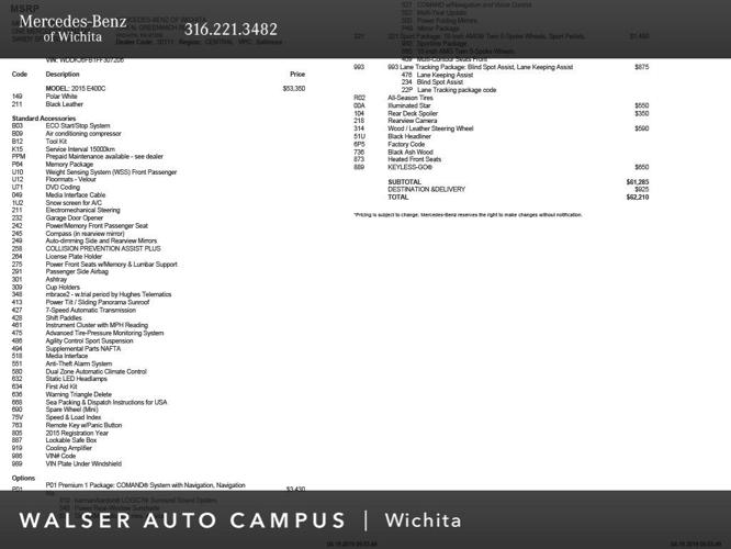 used 2015 mercedes-benz e 400 coupe wichita, ks 67206 for sale in wichita, kansas