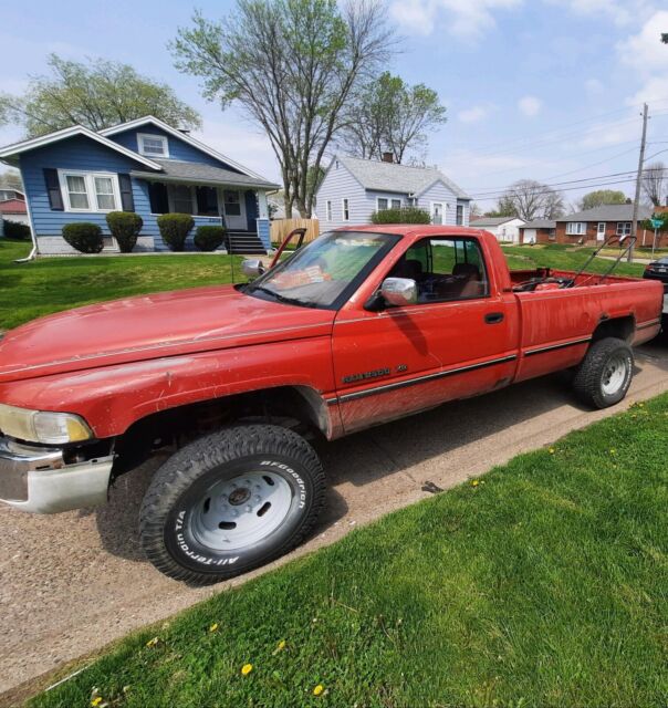 1994 dodge ram 2500 pickup red 4wd automatic