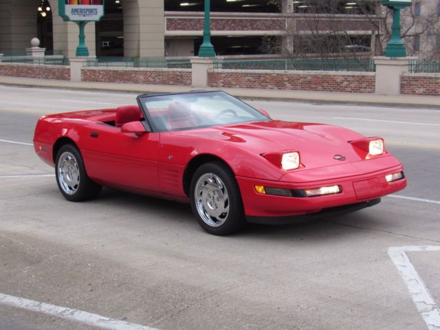 1993 corvette convertible 20,xxx original miles select ride chrome wheels