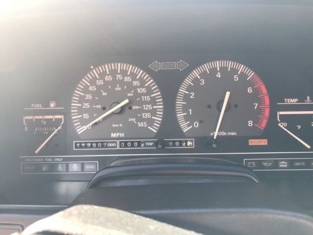 1987 nissan 300zx 113000 miles red 5 speed manual