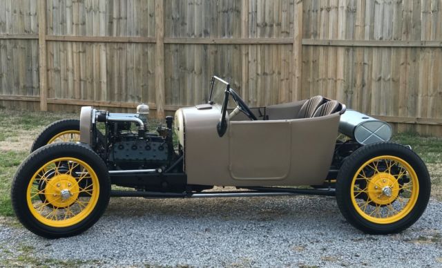 1927 ford roadster model t on model a frame / rat hot rod trog racer track v8