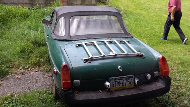 1977 mg mgb w/o engine and transmission body only