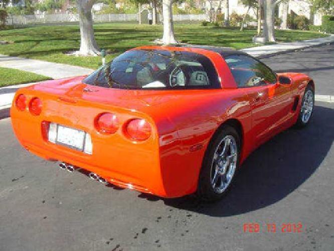 1999 chevrolete corvette torch red auto, 51k in stevenson ranch, ca