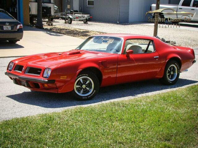 1974 pontiac trans am super duty coupe 44,296 miles red 2d : 2 door hard top 3