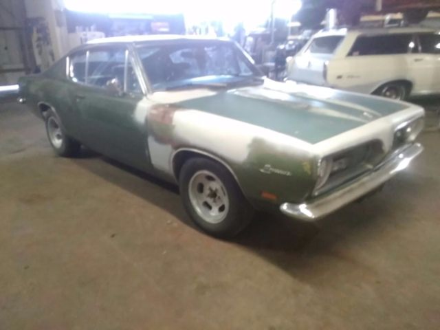 1969 plymouth barracuda fastback v8 auto factory bucket seats and console solid