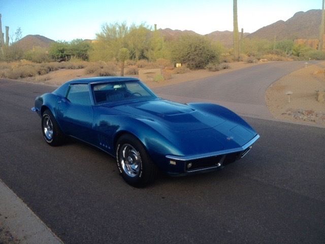 1968 chevrolet corvette coupe l68 tri-power 4sp w/ air matching numbers
