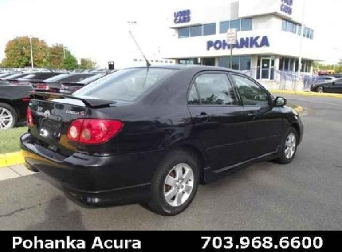 2005 toyota corolla s in chantilly, va