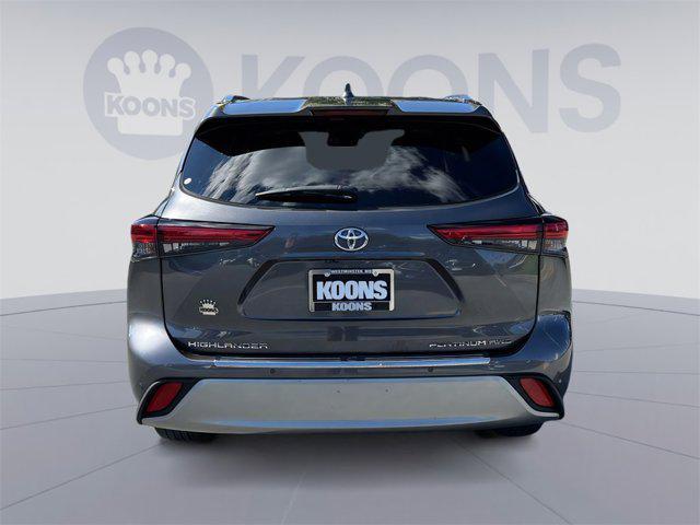 2021 toyota highlander platinum