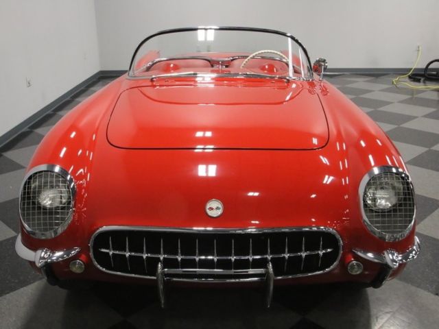 1954 chevrolet corvette 1121 miles sportsman red 235 ci 6 cylinder "blue flame