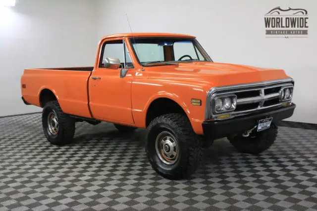 1971 orange 454 4 wheel disc winch ac!