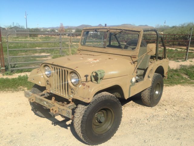 1952 willys m38-a1 military jeep, 24 volt, deep water fording kit, cj, yj