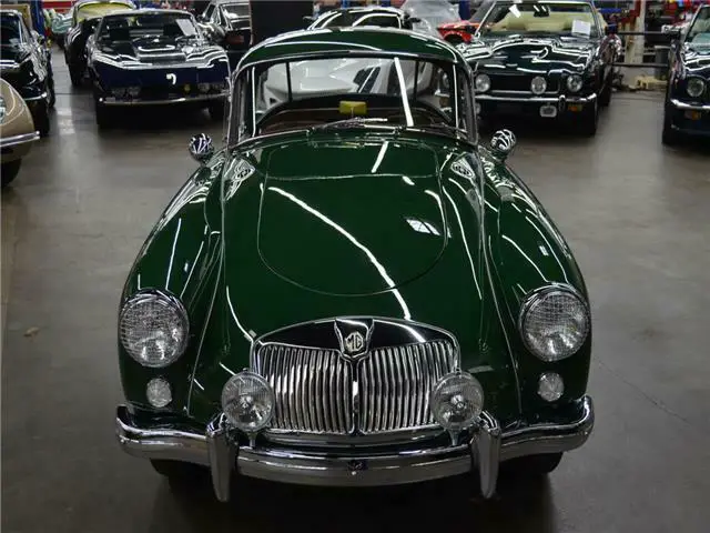 1959 mg mga coupe 1500 71241 miles british racing green coupe manual
