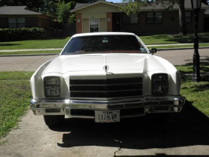 obo 1977 chevy monte carlo in mesquite, tx