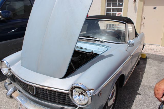 1965 fiat 1500 spider cabriolet, pininfarina