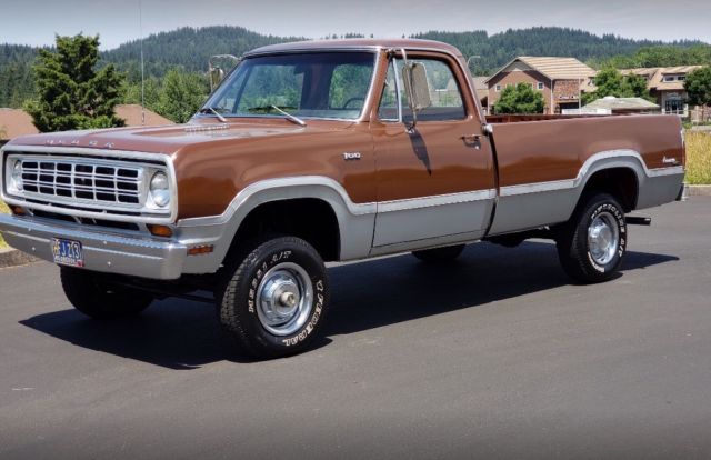 1972 dodge d100 4x4 power wagon 137000 original miles
