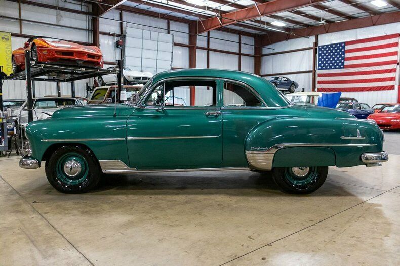1952 chevrolet stylemaster 2882 miles metallic green coupe 217ci 6-cylinder aut