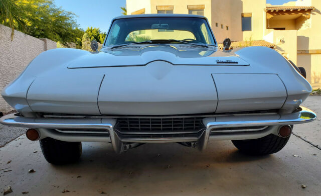 1966 chevrolet corvette coupe white with black interior at pw factory air car