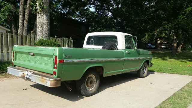 1972 ford f100 custom 5.9l v8 360 cu. in. engine