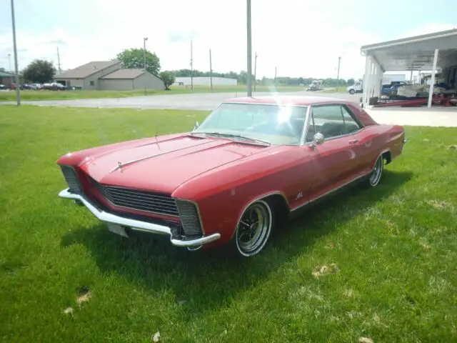 1965 buick riviera 90447 miles red automatic