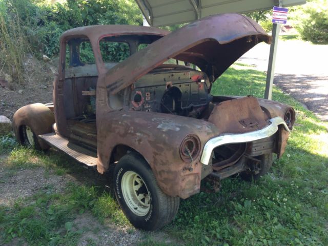 1955 chevrolet pickup truck first series barn find hot rod project with parts
