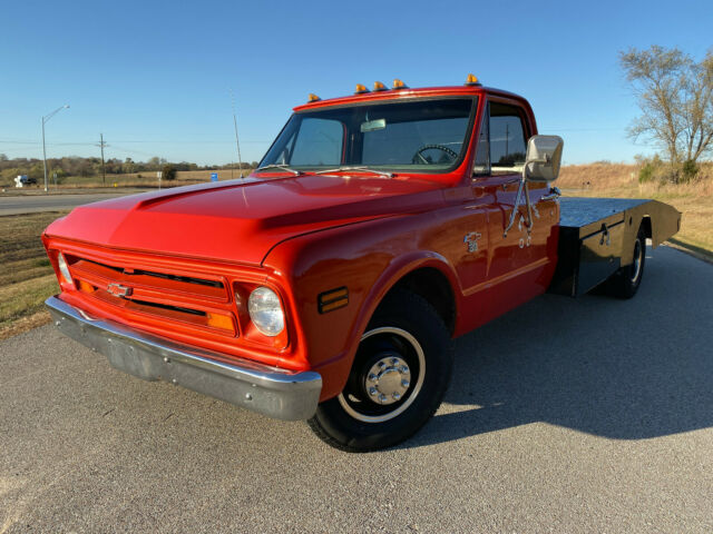 1968 chevrolet c30 366ci, 4 speed car hauler with winch, red, cool ride