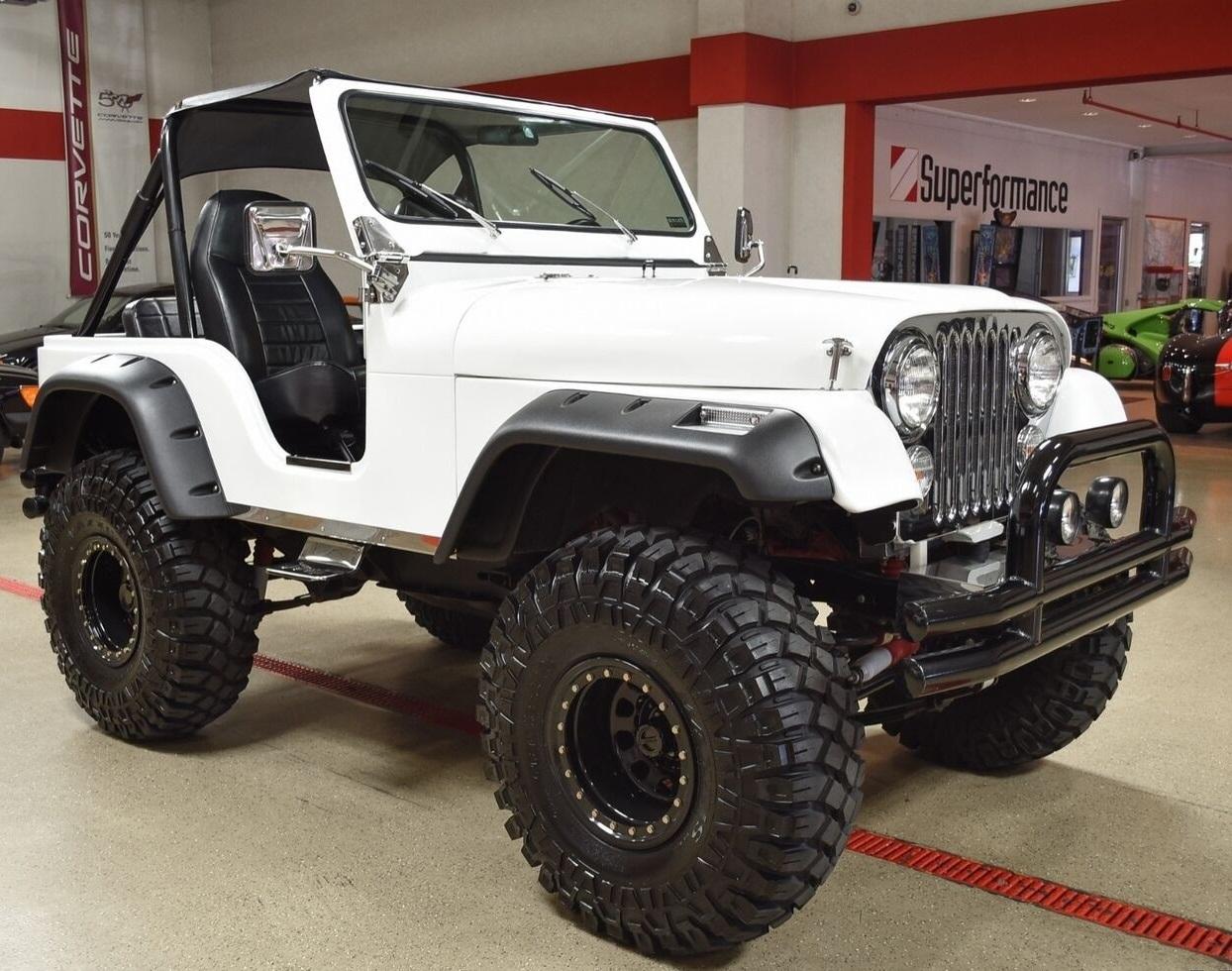 1979 jeep cj5 304ci v8 3 speed manual frame off restoration